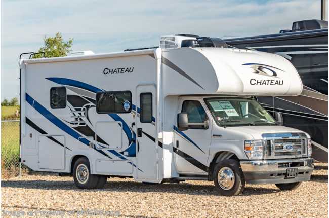 2022 Thor Motor Coach Chateau 25M W/ 15K A/C, Ext TV, Bedroom TV, Heated Remote Mirrors