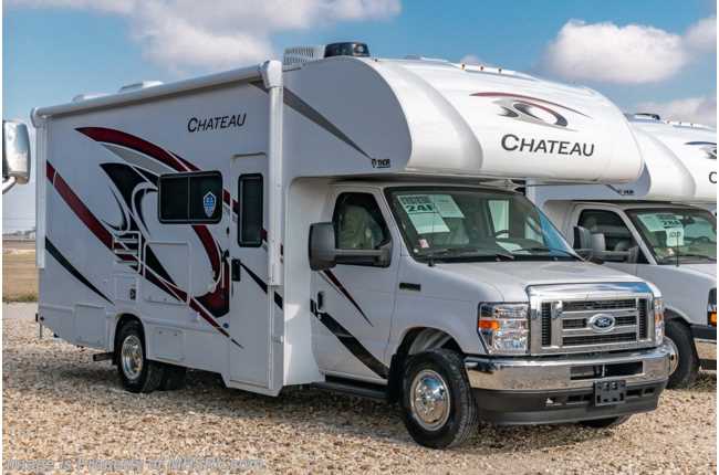 2022 Thor Motor Coach Chateau 24F W/ 15K A/C, Bedroom TV, Keyless Entry &amp; Ext TV