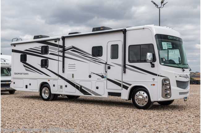 2022 Forest River Georgetown GT3 33B3 Bunk Model RV W/ Theater Seating, King Bed, Auto Jacks &amp; Bedroom TV