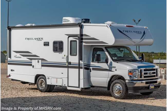 2022 Coachmen Freelander  22XG Ford® V-8, Bedroom/Garage Cargo System, Back-Up Cam, Azdel™