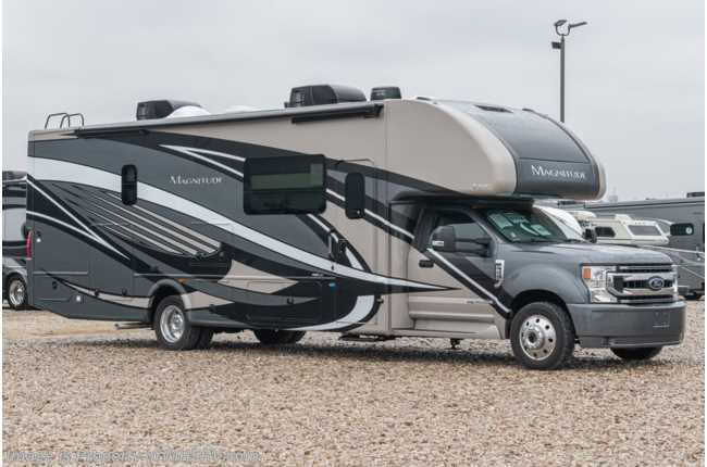 2021 Thor Motor Coach Magnitude SV34 4x4 330HP Diesel Super C W/ 3 Cameras, King Bed &amp; Auto Jacks