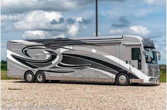 2021 American Coach American Eagle 45G Bath &amp; 1/2 W/ Theater Seats, OH TV, 605HP, 360 Camera, Dishwasher &amp; Tech Package