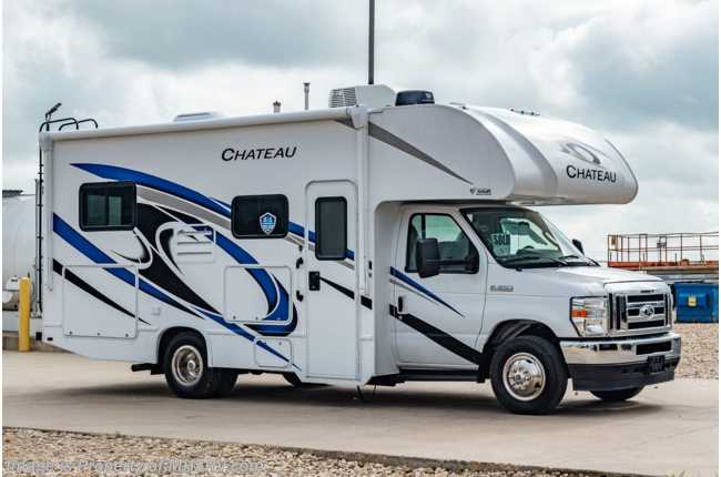 2022 Thor Motor Coach Chateau 22E W/ Home Collection, Ext TV, 15K A/C &amp; Convenience Package