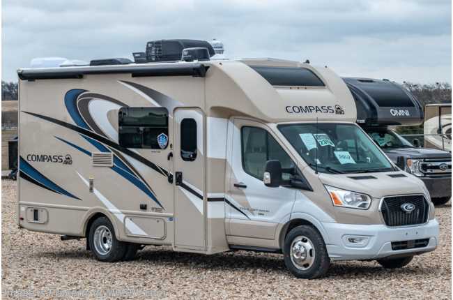 2021 Thor Motor Coach Compass 23TW All-Wheel Drive (AWD) Luxury B+ EcoBoost® Edition W/ Home Collection &amp; 15K BTU A/C