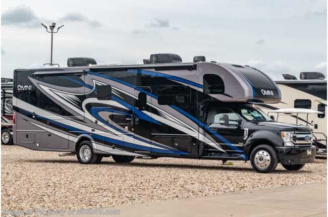 2022 Thor Motor Coach Omni BT36 4x4 Bath & 1/2 330HP Diesel Super C  W/Sleeper Sofa, King Bed & FBP