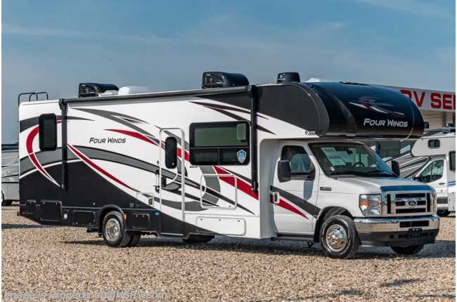 2022 Thor Motor Coach Four Winds 31B W/ Theater Seats, 2 A/Cs, Ext TV, Solar, Partial Paint &amp; MORryde© Suspension
