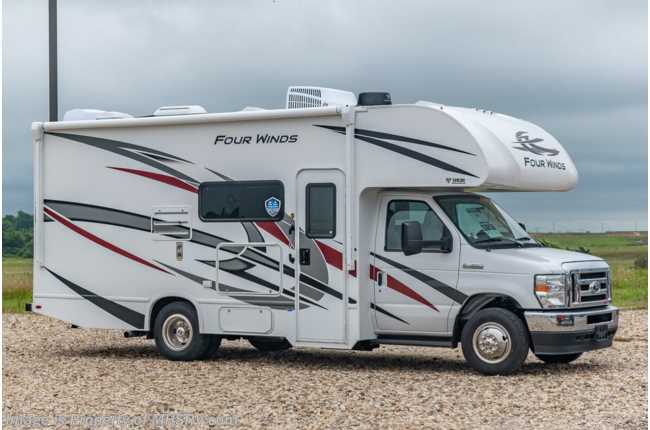 2022 Thor Motor Coach Four Winds 22B W/ Home Collection, Heated Mirrors, 15K A/C, Ext TV