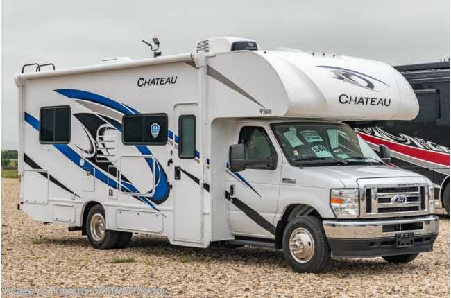 2021 Thor Motor Coach Chateau 25V W/ Home Collection, 15K A/C, Ext TV &amp; Bedroom TV