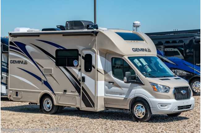 2021 Thor Motor Coach Gemini 23TW All-Wheel Drive (AWD) Luxury B+ EcoBoost® Edition W/ Home Collection &amp; 15K BTU A/C &amp; Home Collection