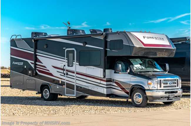 2022 Forest River Forester 3271S Bunk Model W/ Theater Seats, Solar, Ext TV, Auto Jacks &amp; FBP
