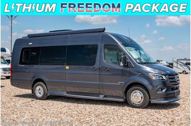 2023 American Coach Patriot MD4 Sprinter Diesel RV W/ Upgraded Seating, WiFi, 4 Cameras, Lithium Freedom Pkg &amp; Apple TV