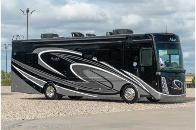 2022 Thor Motor Coach Aria 3401 360HP Diesel RV W/ Theater Seats, King Bed