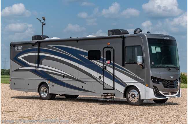 2022 Fleetwood Fortis 34MB W/ Theater Sofa, Oceanfront Collection, King, W/D, Pwr Driver Seat & Steering Stabilizer System