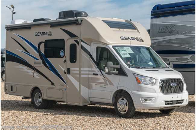 2022 Thor Motor Coach Gemini 23TW All-Wheel Drive (AWD) Luxury B+ EcoBoost® Edition W/ 15K BTU A/C & Home Collection