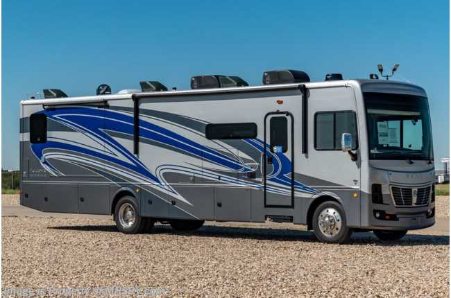 2022 Holiday Rambler Vacationer 36F 2 Full Bath Bunk Model W/ Oceanfront Collection, Steering Stabilizer Sys, W/D, Satellite &amp; Collision Mitigation