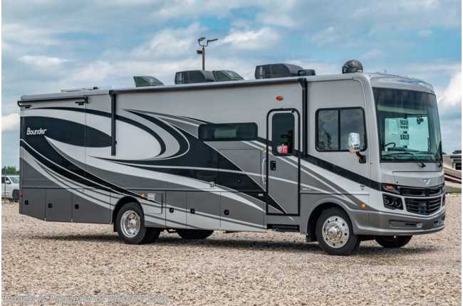 2021 Fleetwood Bounder 33C W/ Theater Seats, Sumo Springs, W/D, Steering Stabilizer System, Anniversary Edition