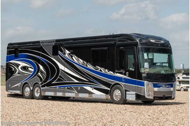 2021 Entegra Coach Cornerstone 45R Bunk Model Bath and 1/2 W/ 605HP, Solar, King Size Bed, Stonewall Gray