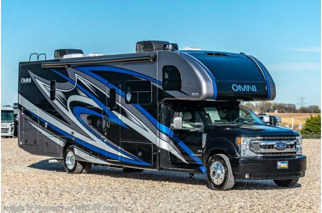 2022 Thor Motor Coach Omni RS36 4x4 Bunk House Super C W/Ford® F600 Chassis, Theater Seats, Exterior Kitchen