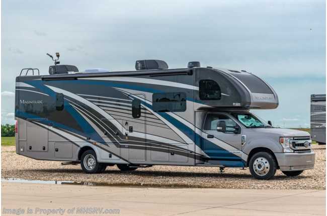 2022 Thor Motor Coach Magnitude RB34 4x4 Bunk Model Super C RV W/Ford® 330HP Diesel, Theater Seats, Ext. Kitchen