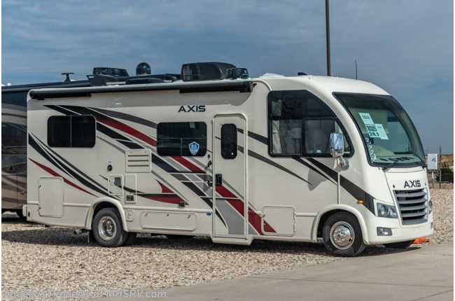 2022 Thor Motor Coach Axis 24.1 W/ Solar, King Conversion, Stabilizing System, Power Driver Seat &amp; More