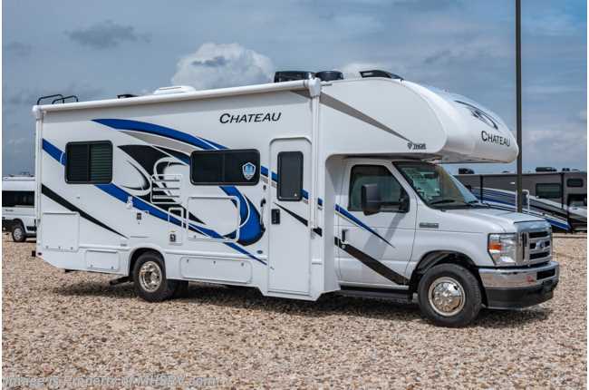 2023 Thor Motor Coach Chateau 25V W/ Electric Stabilizing System, 15K A/C, Ext TV &amp; Bedroom TV