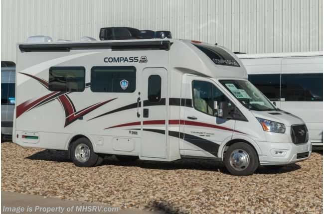 2023 Thor Motor Coach Compass 23TE All-Wheel Drive (AWD) Luxury B+ EcoBoost® Edition W/ 15K A/C &amp; Upgraded Wood