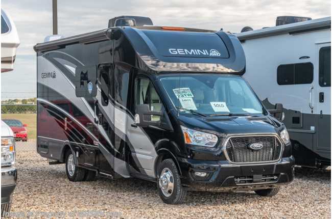 2023 Thor Motor Coach Gemini 23TW All-Wheel Drive (AWD) Luxury B+ EcoBoost® Edition W/ FBP, Upgraded Wood & Much More