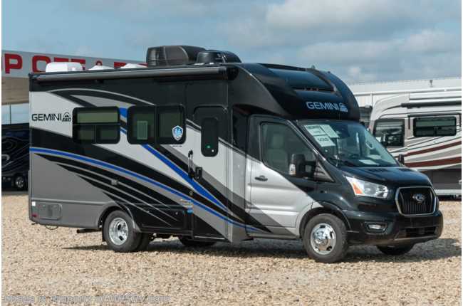 2022 Thor Motor Coach Gemini 23TE All-Wheel Drive (AWD) Luxury B+ EcoBoost® Edition W/ FBP, Home Collection &amp; 15K BTU A/C