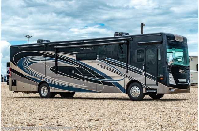 2022 Sportscoach Sportscoach 403QS W/ Washer/Dyer, Theater Seats, Dual Pane Glass &amp; More!
