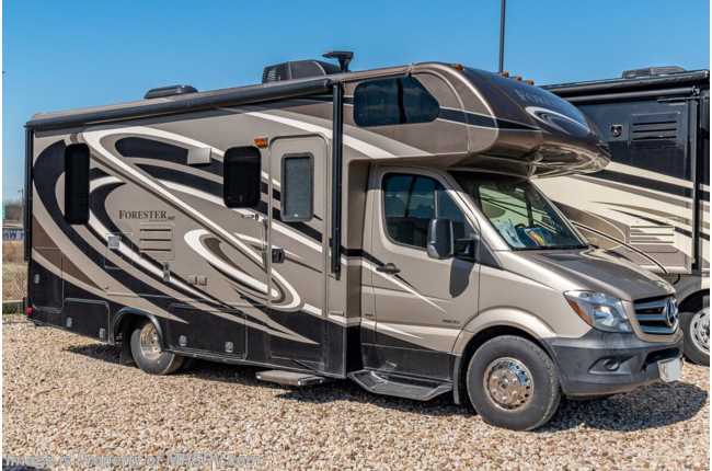 2015 Forest River Forester 2401R MBS W/ OH Loft, GPS, Pwr Awning, Sink Covers &amp; 2 TVs Consignment RV
