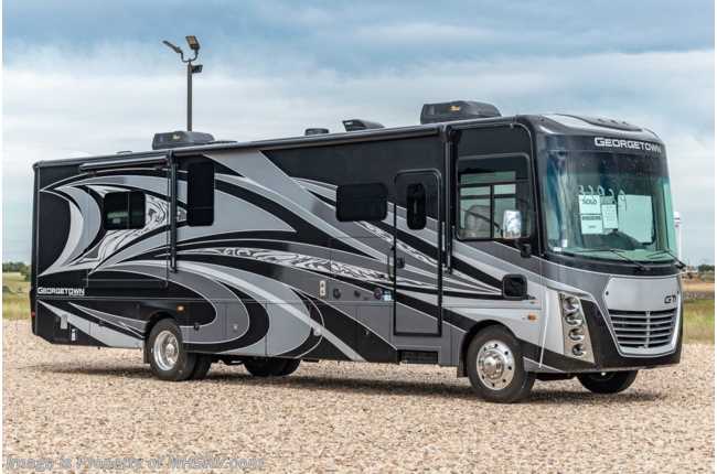 2022 Forest River Georgetown GT7 36D7 Bath &amp; 1/2 W/ Theater Seating, Stack W/D, King Bed, FBP, Dual Pane