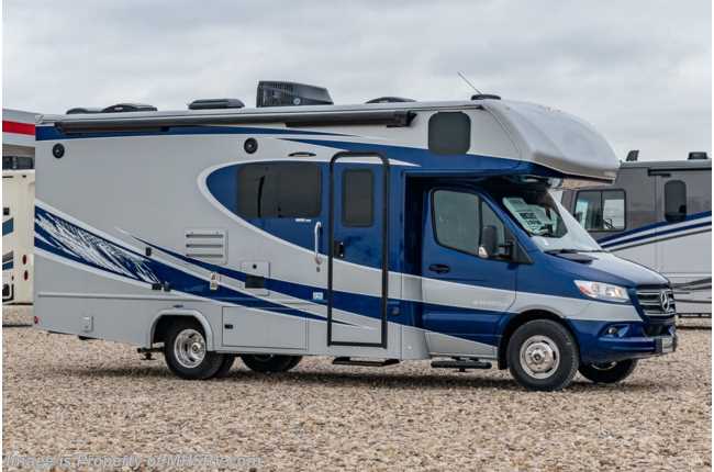 2022 Dynamax Corp Isata 3 Series 24FW Sprinter Diesel RV W/ OH Loft, TPMS, Diesel Gen, Auto Jacks, Solar