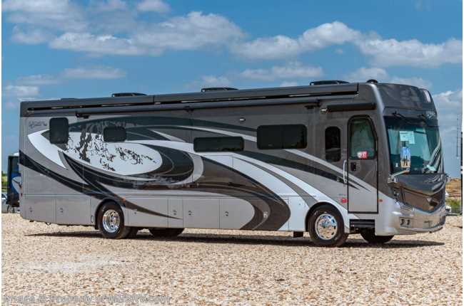 2022 Fleetwood Discovery LXE 40M Bath & 1/2 W/ Theater Seats, Facing Dinette, OH Loft, Window Awning Pkg, Satellite, Blind Spot Detection & King Bed