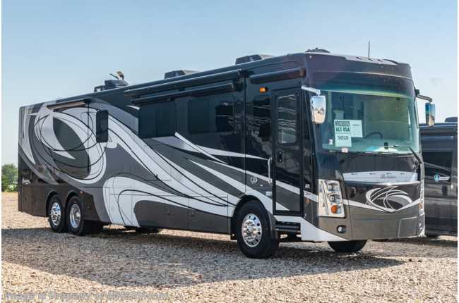 2022 Forest River Berkshire XLT 45A 2 Full Bath Bunk Model W/ Theater Seats, King Bed, SS Dishwasher, Stack W/D, Exterior Freezer, Sat