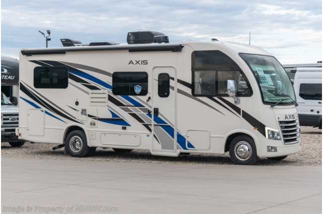 2022 Thor Motor Coach Axis 24.1 W/ Home Collection, King Conversion, Stabilizers, Bedroom TV, Solar