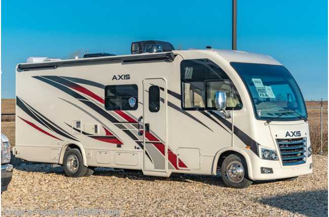 2022 Thor Motor Coach Axis 25.6 W/ Home Collection, Solar Charging System, Bedroom TV, OH Loft