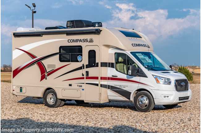 2022 Thor Motor Coach Compass 23TW Super C (AWD) Luxury B+ EcoBoost® Edition W/ Home Collection &amp; 15K BTU A/C