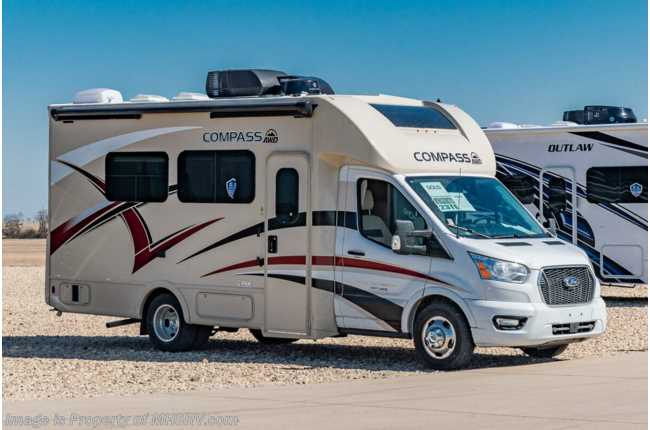 2022 Thor Motor Coach Compass 23TE All-Wheel Drive (AWD) Luxury B+ EcoBoost® Edition W/ High Output A/C &amp; Upgraded Wood