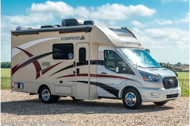 2022 Thor Motor Coach Compass 23TW (AWD) All Wheel Drive Luxury B+ EcoBoost® Edition W/ High Output A/C &amp; Upgraded Wood