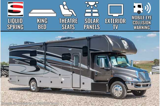 2023 Nexus Wraith 35W Bunk Model Super C W/Theater Seats, Liquid Springs, King Bed, Mobileye, Solar, Ext. TV