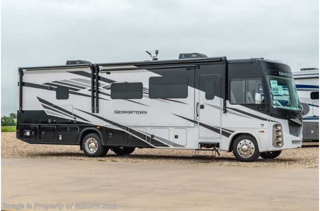 2022 Forest River Georgetown GT5 34H5 Bath & 1/2 RV W/ Upgraded Gen, W/D, King Bed, Ext. Cargo Tray