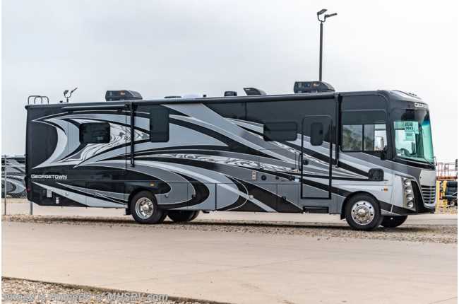 2022 Forest River Georgetown GT7 36K7 Bunk Model W/Two Full Bath, Theater Seats, FBP, King Bed, Stack W/D