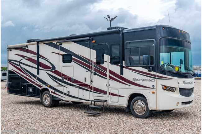 2014 Forest River Georgetown 328TS Triple Slide W/ Glass Shower Door and Auto Leveling