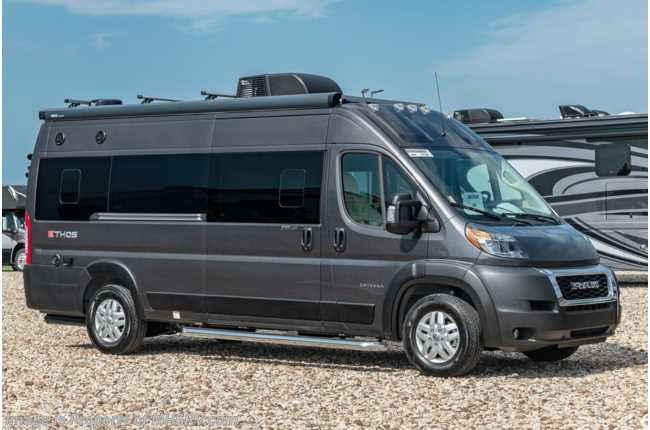 2022 Entegra Coach Ethos 20A W/ Solar, Touch Screen With Back Up Cam, Bike Rack, 4 Captains Chairs
