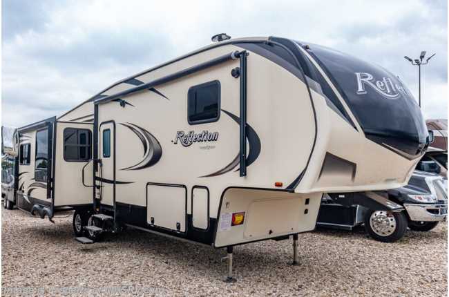 2019 Grand Design Reflection 337RLS Auto Leveling, Power Awning, Fireplace and Power Roof Vents