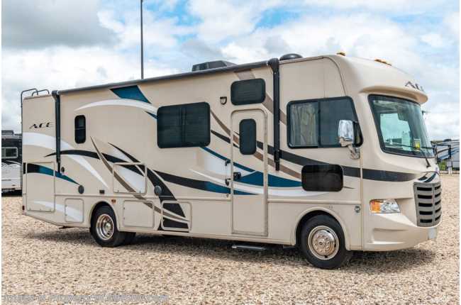 2015 Thor Motor Coach A.C.E. 29.3 W/ New Motor, Auto Leveling, 3 Camera Monitoring, Power Cab Over Bunk &amp; Oven