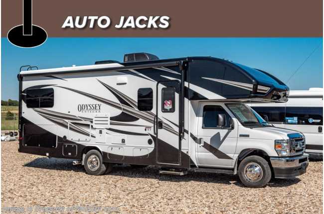 2023 Entegra Coach Odyssey 25R W/ Partial Paint, Auto Leveling, Solar, Theater Seats, Customer Value Pkg, Windshield Shade
