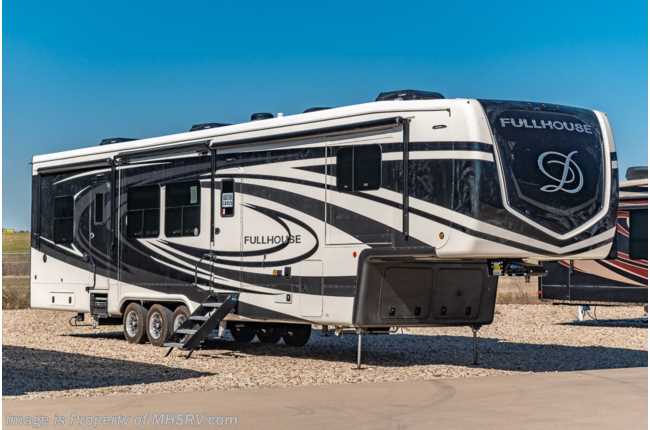 2022 DRV Full House LX455 Toy Hauler W/Theater Seating, Happijac Bed &amp; Sofa, Upgraded Paint, Washer/dryer,