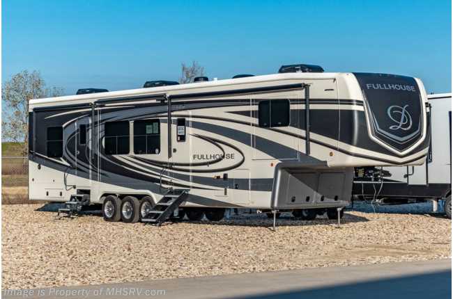 2022 DRV Full House LX455 Toy Hauler W/Theater Seating, Happijac Bed &amp; Sofa, Upgraded Paint, Washer/Dryer,
