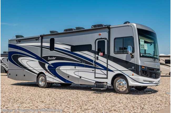 2022 Fleetwood Bounder 35K W/ Sumo, W/D Combo, Power Theater Seats, Collision Mitigation & More!